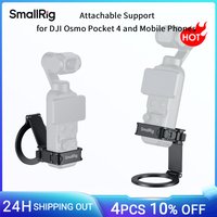 SmallRig Anbaubare Halterung für DJI Osmo Pocket 4 / 3 und Mobiltelefone, Magnetischer Halterungsständer mit verstellbarem Magnetring 6004