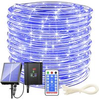 12m/22m/32m Solarne Lampki Choinkowe Elastyczne Lampki Sznurkowe z Pilotem, Drut Miedziany, Dekoracja Zewnętrzna