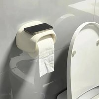 No Drill Wall Mounted Toilet Paper Holder Vintage Toilet Roll Holder for Bathroom Tissue Storage Rack Toilet Accessories 1PC