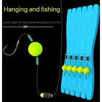 5-piece set of anti-backlash short sub-line double hook tied and finished golden sea sunset European hovering tease fishing anti