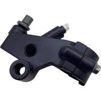 CNC Black Motorcycle Brake Clutch Lever Perch Bracket Mirror Mount For Honda CB400 CB-1 VTR250 Hornet Jade 250 VT400 CB250