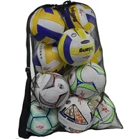 1PC 72 * 100CM Large Capacity Drawstring Drawstring Sports Bag Basketball Storage Mesh Volleyball Mesh Football Bags Accessories