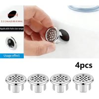 4Pcs Sink Overflow Ring Kitchen Bathroom Basin Trim Bath Drain Cap Sink Wash Basin Round Overflow Ring Plug Basin Accessory