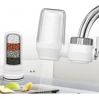 Small Faucet Tap Water Purifier Physical Filtering for Home Kictchen One Filter Element Removable Washable Filter Water Purifier