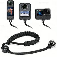 Nylon Wrist Stra1/4 Screw Camera Wrist Strap Hand for GO PRO Hero 13 12 11 10 DJI OSMO Camera Weave for Insta360 X5 Accessories