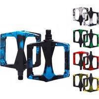 Universal Bike Pedals with Rolling Bearings, Lightweight Large Platform Pedals for All Bicycles