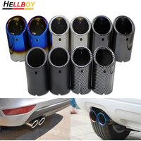 70mm Stainless Steel Car Exhaust Muffler For VW Tiguan MK2 Golf 6 7 Mk7 Jetta Mk6 1.4T 1.6L Exhaust Tip Pipe