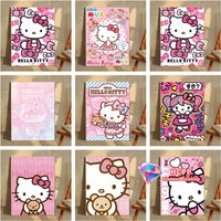 Hello Kitty Classic Vintage Kawaii Diamond Painting Kit Square Round Diamond 5D DIY Mosaic Handmade Art Unique Gift Home Decor