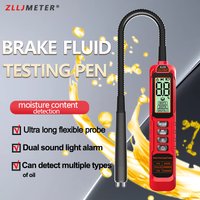 Brake Fluid Tester Flexible Probe 3 Colors Backlit Digital Auto Brake Liquid Oil Tester Detector Tool for DOT3 DOT4 DOT5.1
