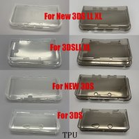1PC TPU High Quality Silicone Sleeve For New 3DS LL/NEW 3DS XL Handheld Soft Crystal Case Game Console Protective Case