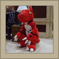 Japan Cartoon Digital Monster cartoon character Guilmon Plush toys Children's birthday Presents