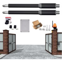 Dual Gate Openers Engine Motor System Automatic Door AC220V/AC110V Swing Gate Driver Closer Actuator Perfect Suit Gates Opener
