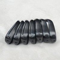 2025Men's Golf Club The fifth generation79-0 black Golf Irons set 4-9P 7pcs R/S/SR Flex Steel/Graphite Shaft With Head Cover