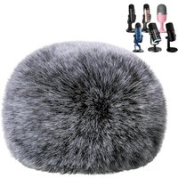 Mic Foam Cover For Blue Yeti Microphone,Mic Foam Cover With Furry Windscreen Muff Windshield For Zealsound