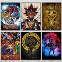 Amine Yu Gi Oh Classic Anime Poster HD art sticky wall waterproof home living room bedroom bar aesthetic decoration