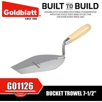 GOLDBLATT G01126 Bucket Trowel Putty Knife Construction Tools