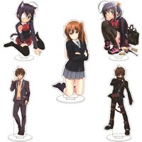16CM Anime Love, Chunibyo & Other Delusions Togashi Yūta Takanashi Rikka Cos Acrylic Figure Stand Ornaments Chirstmas Gifts