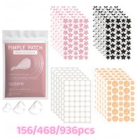 Star Round Spot Patch Set 156/468/936pcs, Mixed Sizes Acne Cover Stickers, Soft Hydrocolloid