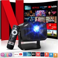 KaiAqua HY320mini Projector Android 12 390ANSI HD 4K Native 1080P Dual Wifi6 BT5.0 Cinema level Portable Projetor HY300 Upgrated