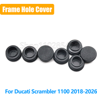 For Ducati Scrambler 1100 2018-2026 Motorcycle Frame Hole Cover Caps Decorative Accessories Plastic Cap Plugs