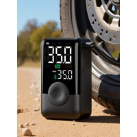 AliExpress CARSUN Carsun Cordless Air Compressor, 17mm Cylinder Tire Inflator, Rechargeable Digital Pump for Motorcycle Bicycle Sports Balls