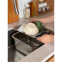 Portable Washing-up Bowl 10L Large Stainless Steel Dishpan With Filter Screen Multipurpose Kitchen Sink Vegetable Washing Basin