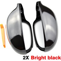 2 pieces For VW Golf MK5 GTI Jetta 5 Passat B6 B5.5 Side Wing Mirror Covers Caps For VW Sharan Golf 5 6Plus Variant EOS 2007