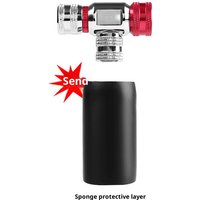 AliExpress OFFBONDAGE Mini Bicycle CO2 Pump Portable Tire Inflator Schrader Presta FV Adapter MTB Road Bike Aluminum Alloy Automatic Pump