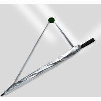 Portable Long-Handled Automatic Umbrella Titanium-Silver Coating Anti-Ultraviolet Sun Umbrella Double-Deck Fiber Golf Umbrella