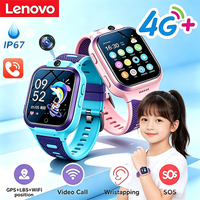 Lenovo 2026 Nowy Smartwatch dla Dzieci z GPS 5G, Funkcją SOS, Kartą SIM, Lokalizacją, Kamerą, Wodoodporny, Prezent dla Chłopców i Dziewczynek