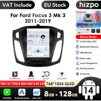 Carplay 4G 9,7'' 2Din Autoradio Android für Ford Focus 3 MK3 2011-2019 Stereo Multimedia Video Player GPS Navigation