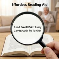1/3/5/10 Pcs Handheld Reading Magnifying Glass for Elderly and Children, Magnifying Glass with Plastic Handle