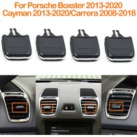 Interior Car Front Dash AC Vent Grille Outlet Tab Clip Slider Knob For Porsche Boxster Cayman 981 2013-2020 Carrera 991