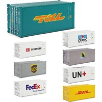 Evemodel O Scale 20ft Shipping Container 20' Cargo Box C4320 for Logistics Express Company