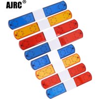 9 Modes 115/145mm Rc Police Flash Led Light Bar Alarming Light For 1/14 1/10 Axial Scx10 Hsp Kyosho Tamiya Rc Car Accessories