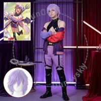 Nu Carnival Murphy Full Set Halloween Cosplay Wig Costume Anime Game Character Outfit For Men Comic Con Halloween Party RolePlay
