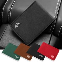 For MINI Cooper JCW WORKS R55 R56 F55 F56 R57 R58 R59 Car Styling Driver License Credit Card Holder Storage Case Wallet Decor