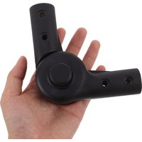 2Sets Stroller Folding Joint Replacement - Rugged Plastic Handle Connector for 22Mm Tubes - Secure Portable Trolley Push Handle