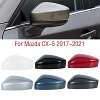 For Mazda CX-5 CX5 2017 2018 2019 2020 2021 Car Rearview Mirror Cover Lid Cap Wing Door Side Mirror Case Shell House