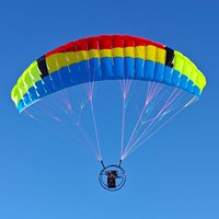 1Set 3 Meters Wingspan Paraglider Kit RC Model 2814 Brushless Motor 30D Nylon Canopy PNP Version for Stunt Flying Paragliding