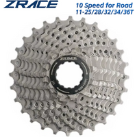 AliExpress ZRACE 10 Speed Bicycle Cassette Bike Freewheel Road / MTB 11-25T / 28T / 32T / 34T / 36T, Compatible with Tiagra ZEE SAINT