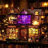 DIY Doll House Wooden Miniature Building Toys Kits Dollhouse Furniture Accessories Toys For Birthday Creative Gifts