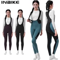 AliExpress INBIKE Winter Women's Cycling Bib Pants Fleece Warm Mountain Bike Cycling Pants Gel Padded Outdoor Cycling Cycling Pants