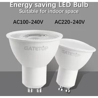 6pcs Foco GU10 Spot Hight Quality LED Bulb No Fliker 5W 6W 7W 8W 9W GU10 AC220V 110V Replace 50w Halogen Lamp for Home Lighting