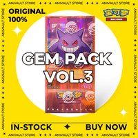In-stock 100% Original Pokemon PTCG Scarlet & Violet Gem Pack Vol.1 Vol.2 Vol.3 Vol.4 Booster Box Collection Kids's Gifts