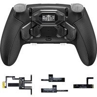 eXtremeRate for ps5 Edge Controller BEYOND Back Paddles Kit, Remappable 4 Back Buttons Attachment, OLED Display - Black