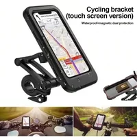 AliExpress NONE Adjustable 360° Rotating Waterproof Anti-Shock Bike/Motorcycle Cellphone Holder Phone Mount Touchscreen Retractable Phone Holder