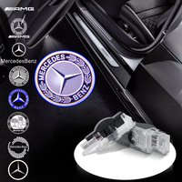 LED Car Door Welcome Lights HD Projector Lamps For Mercedes Benz C Class W203 CLK W208 W209 SLK R171 R172 SLR C199 Maybach W240