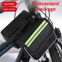 Bicycle Front Frame Bag Front Bar Bicycle Bag - Suitable For Road And Mountain Bikes Outdoor Cycling Traveling And Hiking
