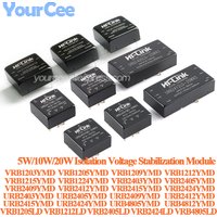 DC-DC 20W/10W/5W Isolated Regulated Power Supply Module 48V/24V/12V to 3.3V/5V/9V/12V/15V/24V URB4812YMD VRB1205YMD URB2412YMD